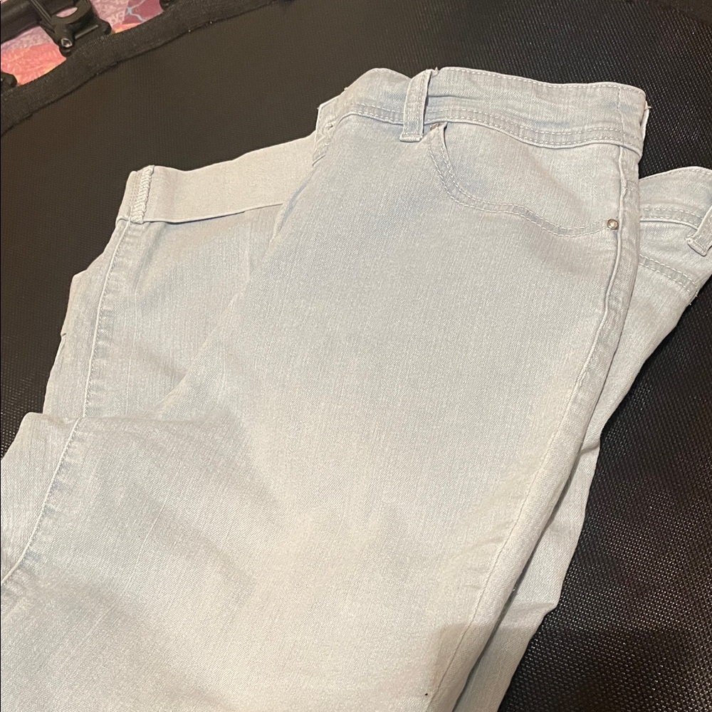 Chico's Soft Blue Straight Leg Jeans